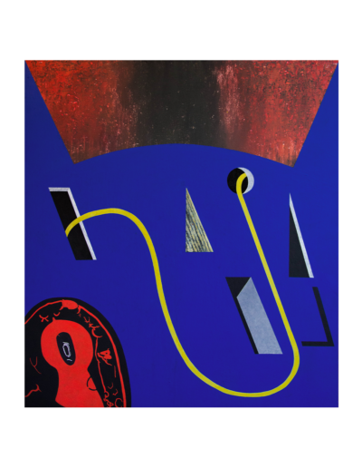 Iperuranio, tecnica mista su tavola, 90x100cm, 2017 - Iacopo Pesenti