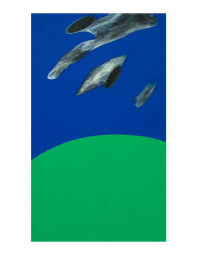 Senza titolo, tecnica mista su tela, 50x30cm, 2022 - Iacopo Pesenti