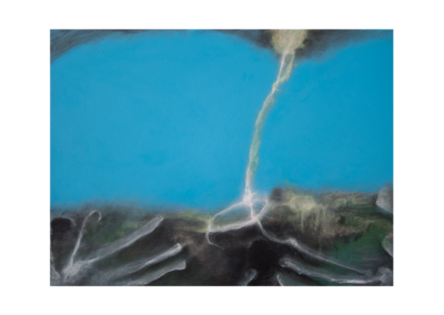 Senza titolo (silenzio), tecnica mista su tela, 30x40cm, 2025 - Iacopo Pesenti