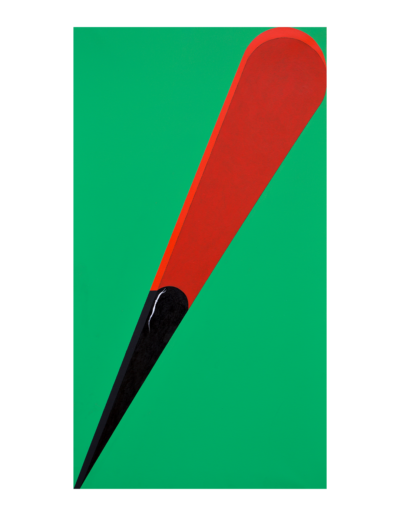 Enigma (allarme), tecnica mista su tela, 90x50cm, 2018 - Iacopo Pesenti