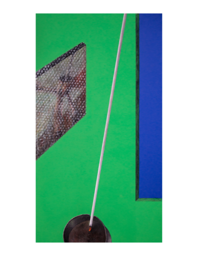 Enigma, tecnica mista su tela, 90x50cm, 2018 - Iacopo Pesenti