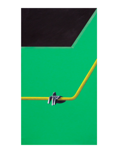 Enigma, tecnica mista su tela, 90x50cm, 2019 - Iacopo Pesenti