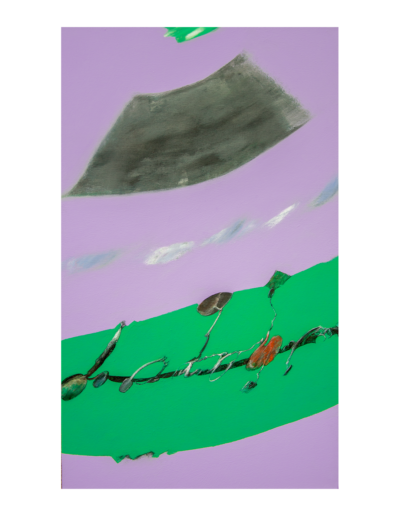 Senza titolo (gioco), tecnica mista su tela, 50x30cm, 2022 - Iacopo Pesenti
