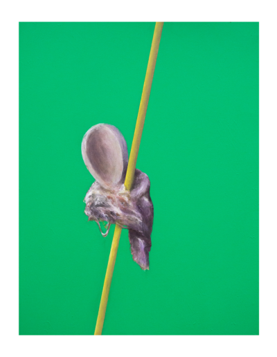 Enigma, tecnica mista su tela, 70x50cm, 2019 - Iacopo Pesenti