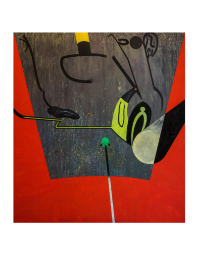 Iperuranio, tecnica mista su tavola, 90x100cm, 2017 - Iacopo Pesenti