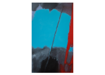 Senza titolo, tecnica mista su tela, 50x30cm, 2025 - Iacopo Pesenti