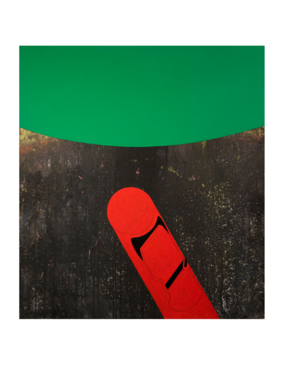 Iperuranio, tecnica mista su tavola, 90x100cm, 2017 - Iacopo Pesenti