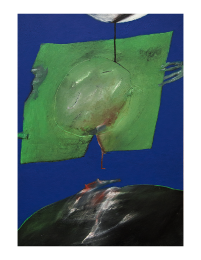 L'immagine, tecnica mista su tela, 70x50cm, 2023 - Iacopo Pesenti
