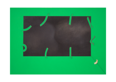 Visitazione, tecnica mista su tela, 70x100cm, 2021 - Iacopo Pesenti